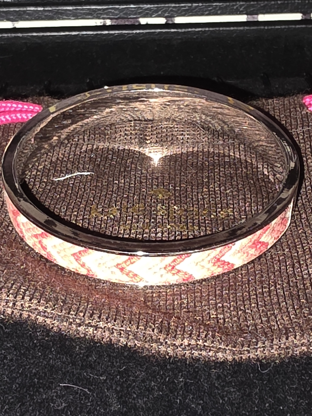 kate spade Pink Braided Inlay Pave Bow Accent Bangle Bracelet Set - Picture 5 of 8